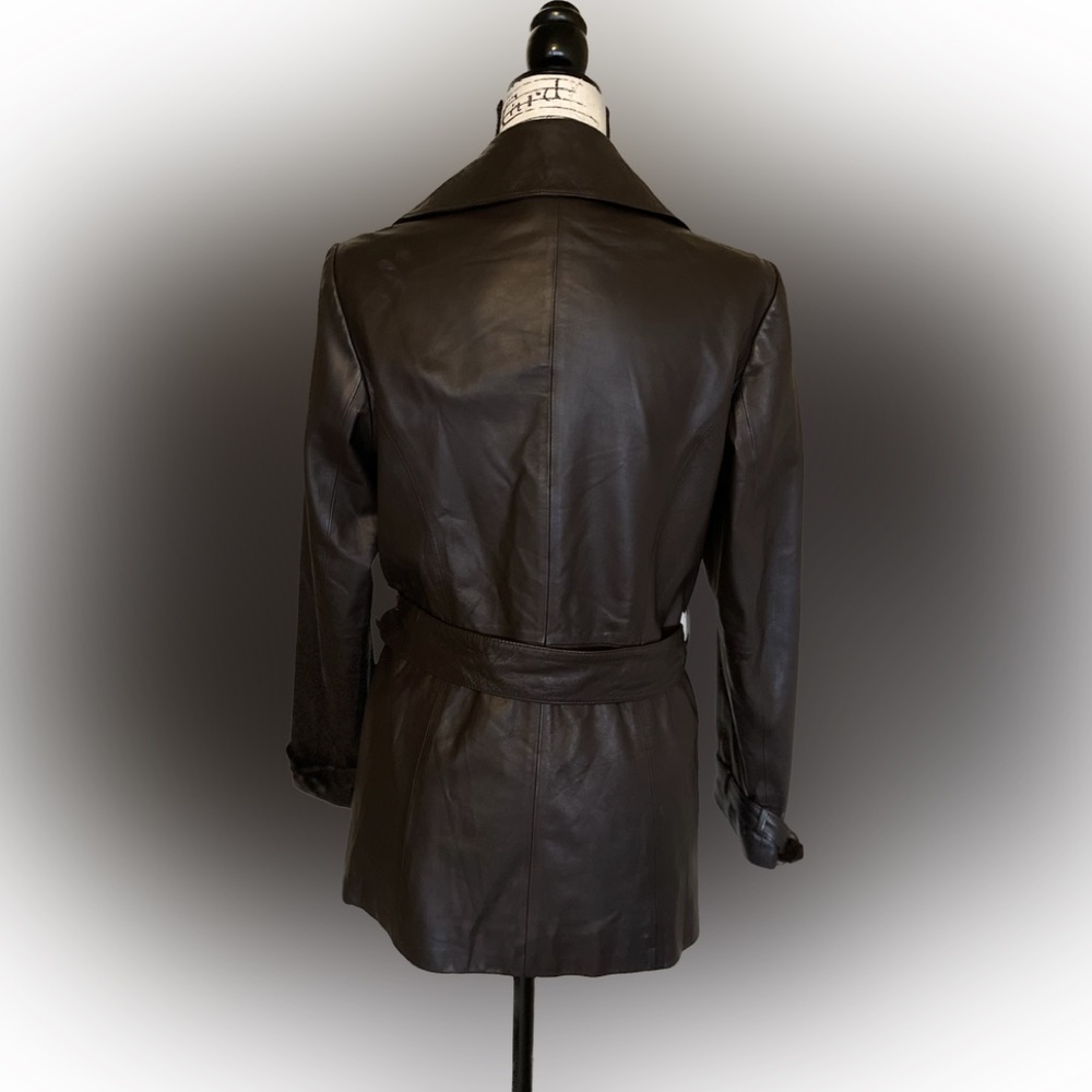 Talbots Leather Jacket - Picture 3 of 4